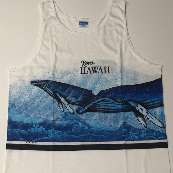 Royal Brand Other - Kona Hawaii Whale and Diver Tank Top
